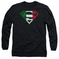 Superman Italian Shield Long Sleeve Shirt