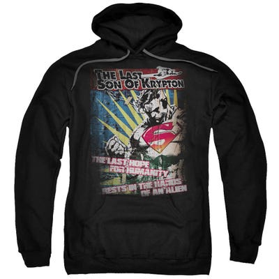 Superman Last Hope Black Hoodie