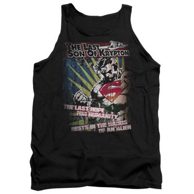 Superman Last Hope Black Tank Top