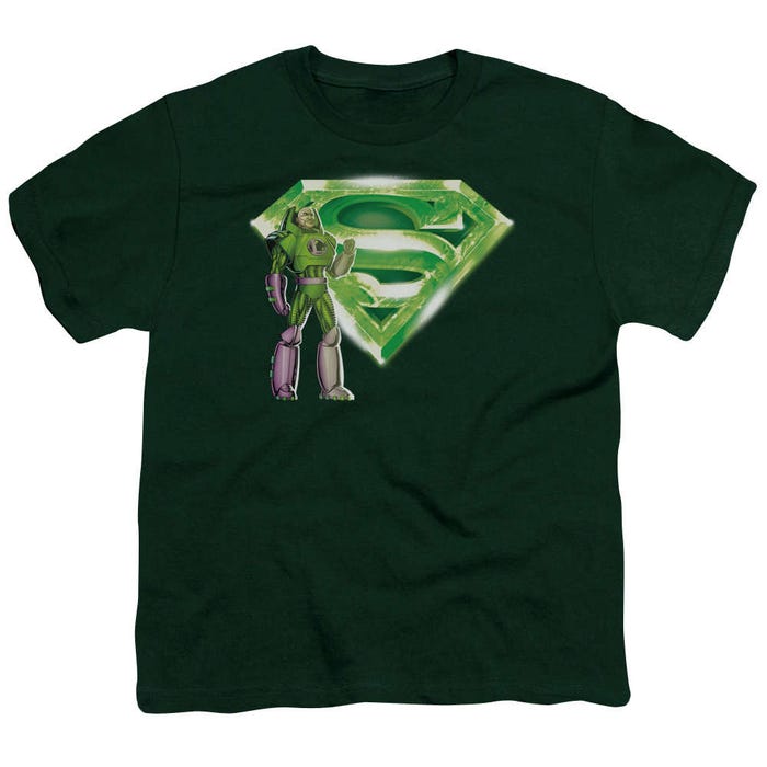 Superman Lex And Kryptonite Logo Kids T-Shirt
