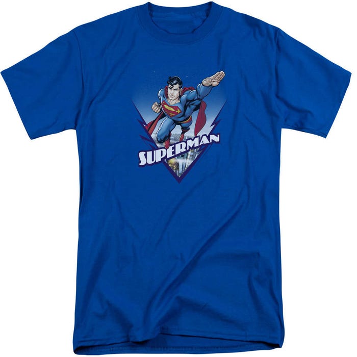 Superman Looks Like A Job For Tall T-Shirt
