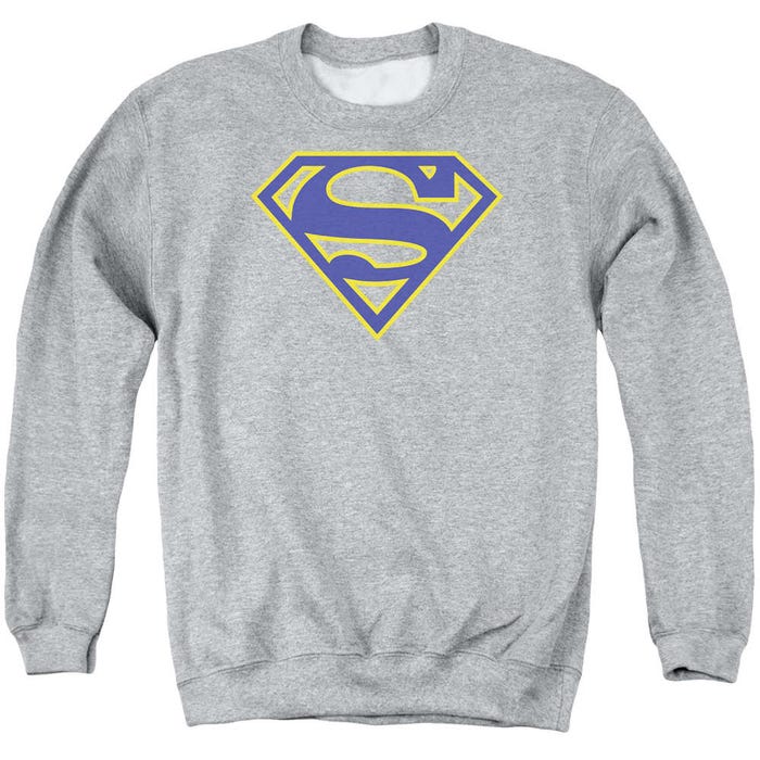 Superman Maize And Blue Shield Sweatshirt