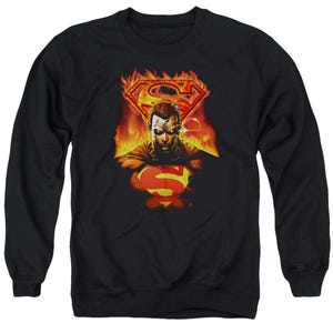 Superman Man On Fire Sweatshirt