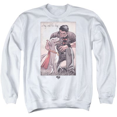 Superman Mans Best Friend Sweatshirt