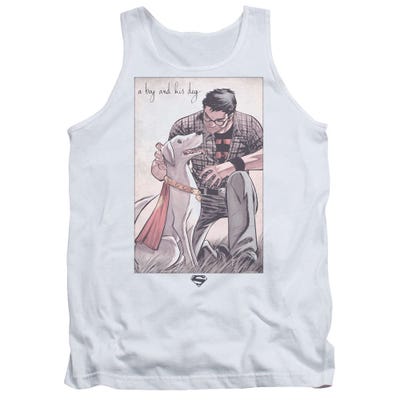 Superman Mans Best Friend Tank Top