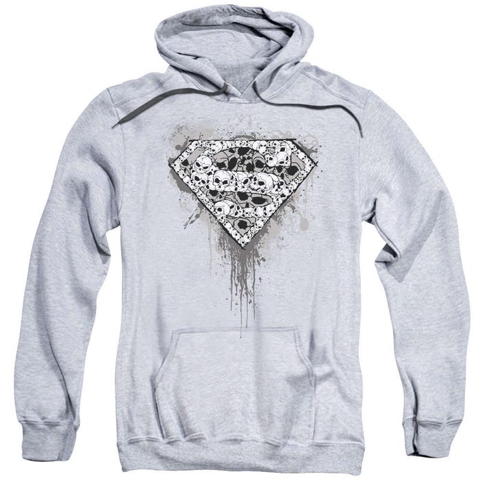 Superman Many Super Skulls Hoodie