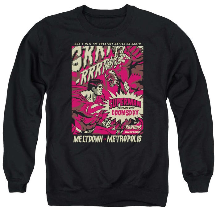 Superman Metropolis Meltdown Sweatshirt