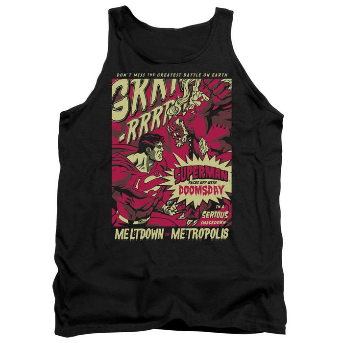 Superman Metropolis Meltdown Tank Top