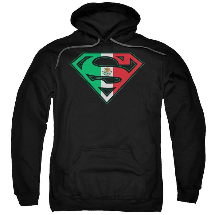 Superman Mexican Flag Shield Hoodie