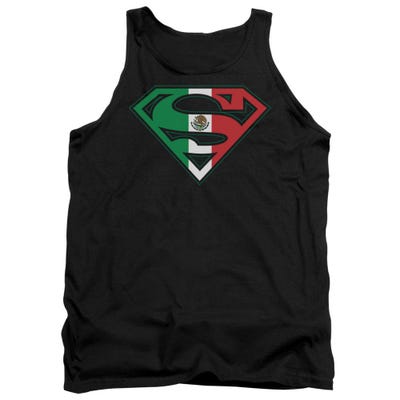 Superman Mexican Flag Shield Tank Top