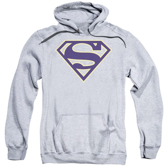 Superman Navy and Gold Shield Hoodie
