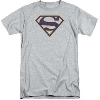 Superman Navy and Gold Shield Tall T-Shirt