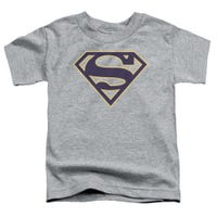 Superman Navy and Gold Shield Toddler T-Shirt