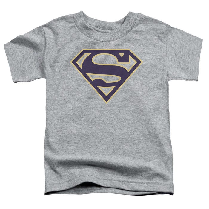 Superman Navy and Gold Shield Toddler T-Shirt