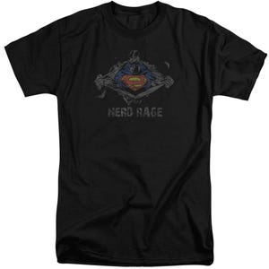 Superman Nerd Rage Tall T-Shirt