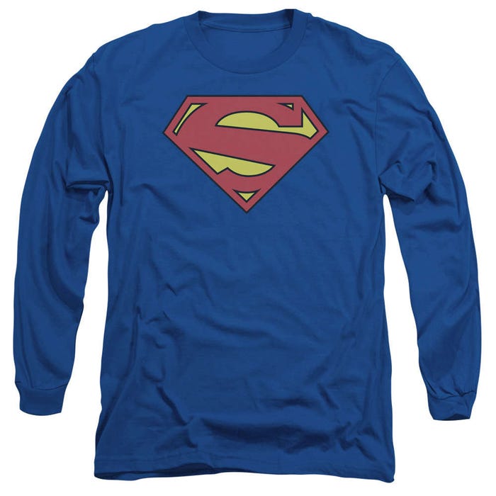 Superman New 52 Shield Long Sleeve Shirt