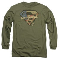 Superman Not Afraid Long Sleeve Shirt