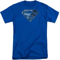 Superman On Ice Shield Tall T-Shirt