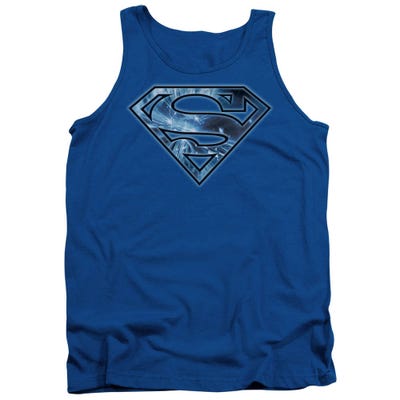 Superman On Ice Shield Tank Top