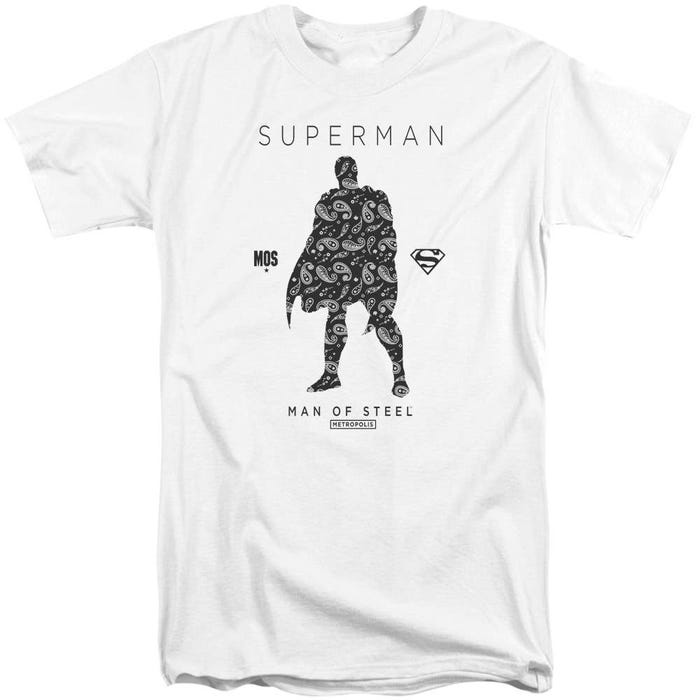 Superman Paisley Silhouette Tall T-Shirt