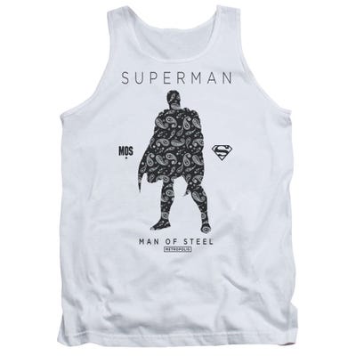 Superman Paisley Silhouette Tank Top