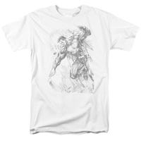 Superman Pencil City To Space T-Shirt