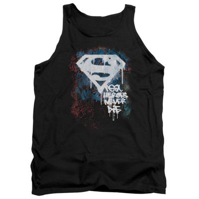 Superman Real Heroes Never Die Tank Top