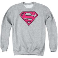 Superman Red And Black Shield Sweatshirt
