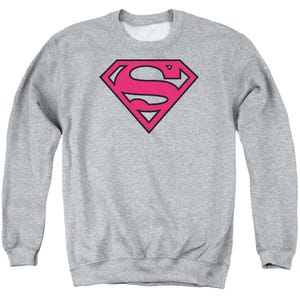 Superman Red And Black Shield Sweatshirt