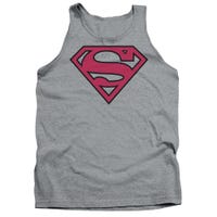 Superman Red And Black Shield Tank Top