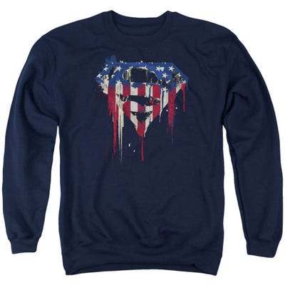 Superman Retro Bleeding Shield Sweatshirt