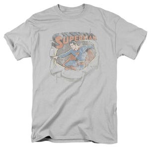 Superman Ripping Steel Vintage T-Shirt