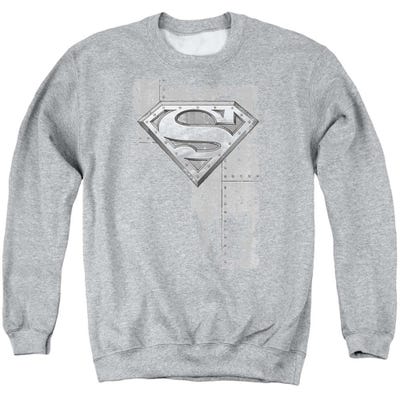 Superman Riveted Metal Sweatshirt