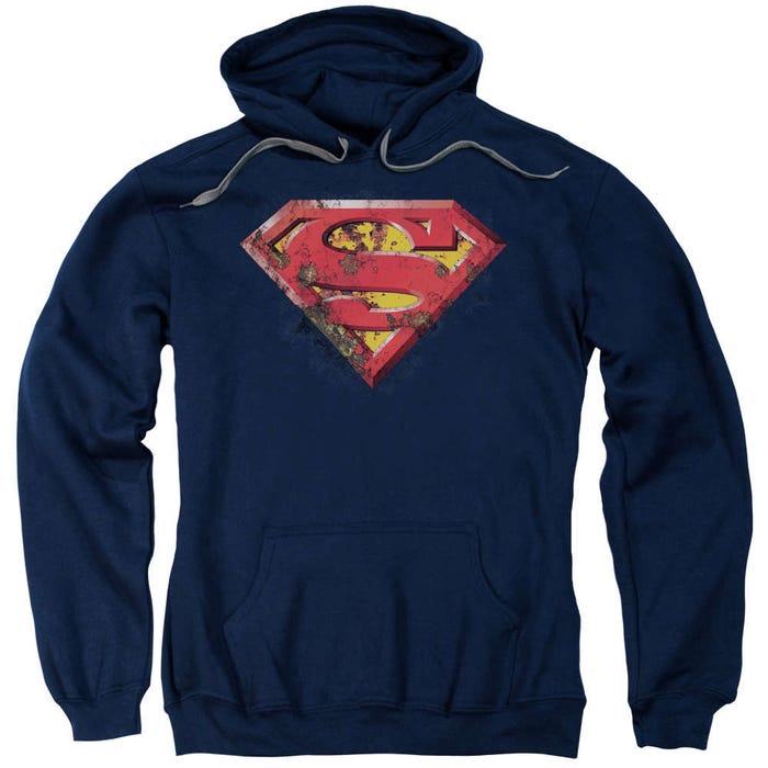 Superman Rusted Shield Hoodie