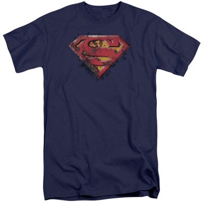 Superman Rusted Shield Tall T-Shirt