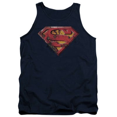 Superman Rusted Shield Tank Top