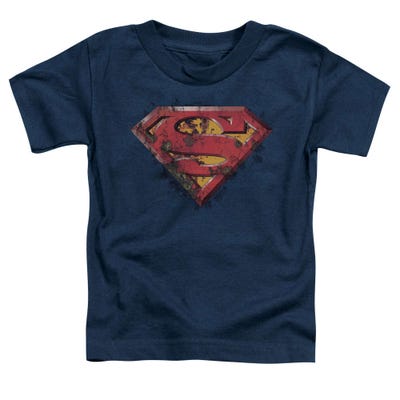 Superman Rusted Shield Toddler T-Shirt