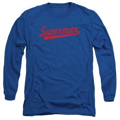 Superman S Tail Long Sleeve Shirt