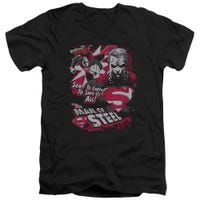 Superman Save Us All  V-Neck T-Shirt