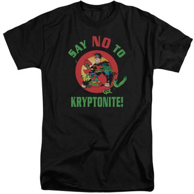 Superman Say No To Kryptonite Tall T-Shirt