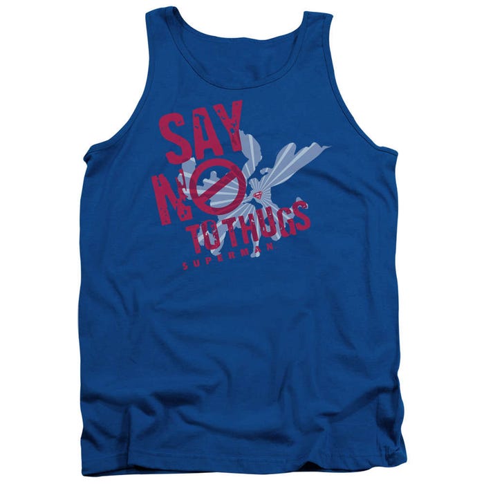 Superman Say No To Thugs Tank Top