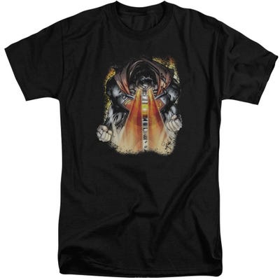 Superman Serious Laser Beams Tall T-Shirt
