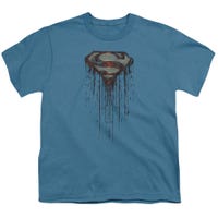 Superman Shield Drip Kids T-Shirt