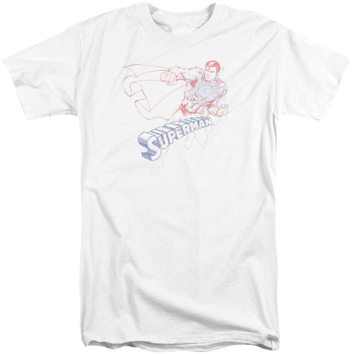 Superman Sketch  Tall T-Shirt