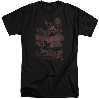 Superman Somber Power Tall T-Shirt