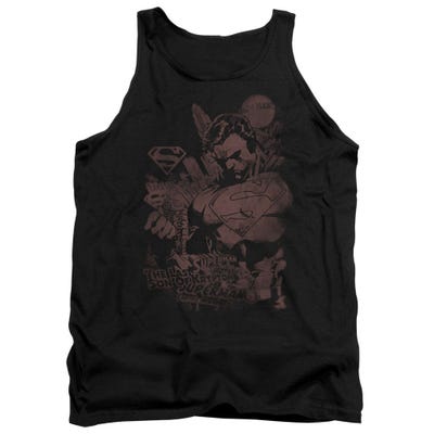 Superman Somber Power Tank Top