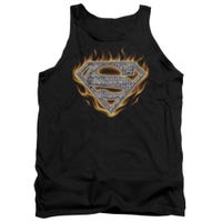 Superman Steel Fire Shield Tank Top