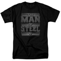 Superman Steel Text T-Shirt