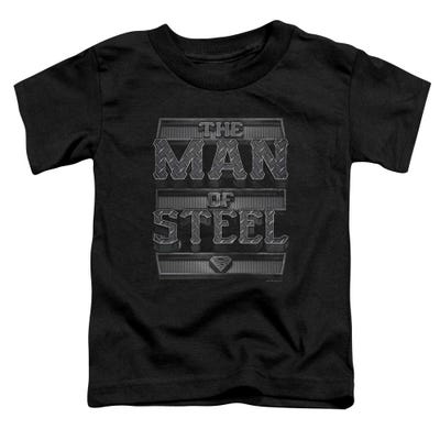 Superman Steel Text Toddler T-Shirt