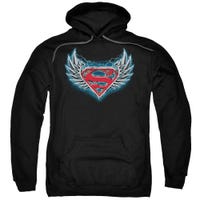 Superman Steel Wings Logo Hoodie